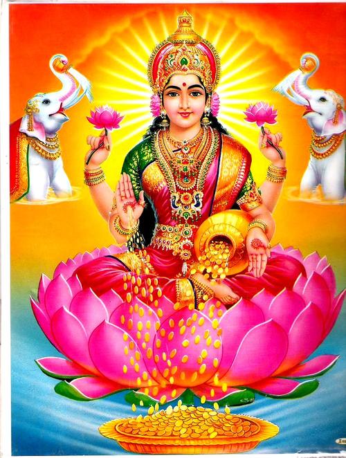 om lakshmi mata,Origin and Mythology